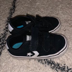 Navy Blue toddler Converse